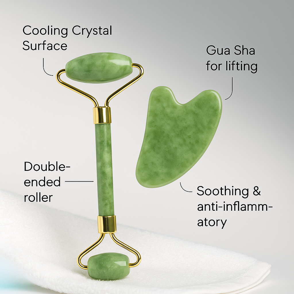 GlowRitual - Jade Roller & Gua Sha Gift Box
