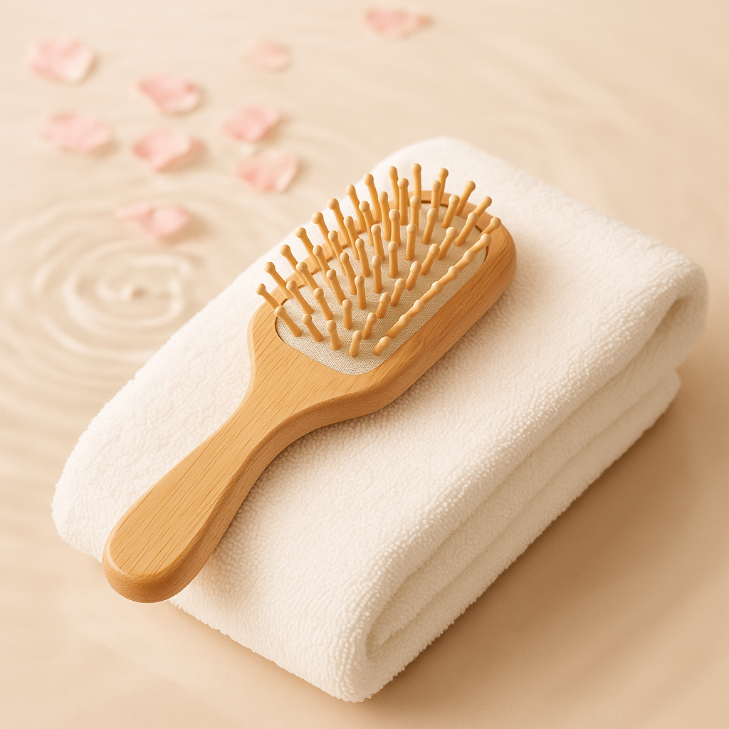 TerraComb - Wooden Detangling Hair Brush