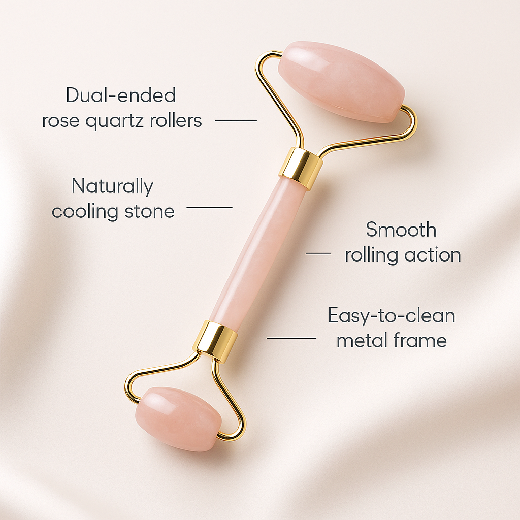 RoseAura - Quartz Face Roller