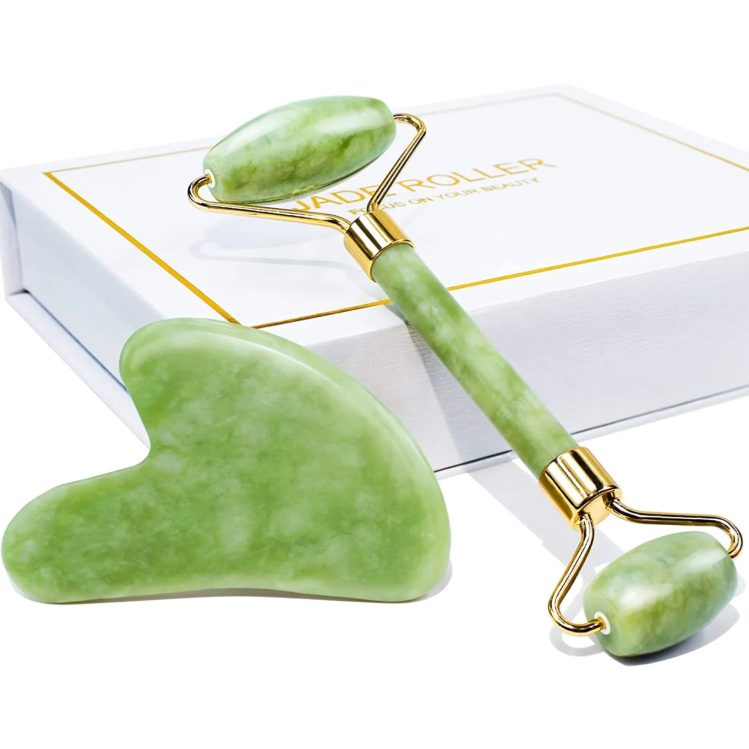 GlowRitual - Jade Roller & Gua Sha Gift Box
