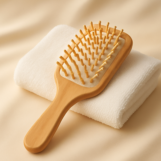 TerraComb - Wooden Detangling Hair Brush